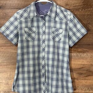 KÜHL Mountain Culture Plaid Button-Up – Size L